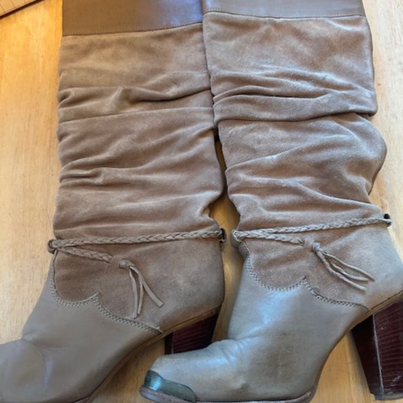 Vintage Zodiac Boots 7.5 Suede ca 1982 - Picture 2 of 6